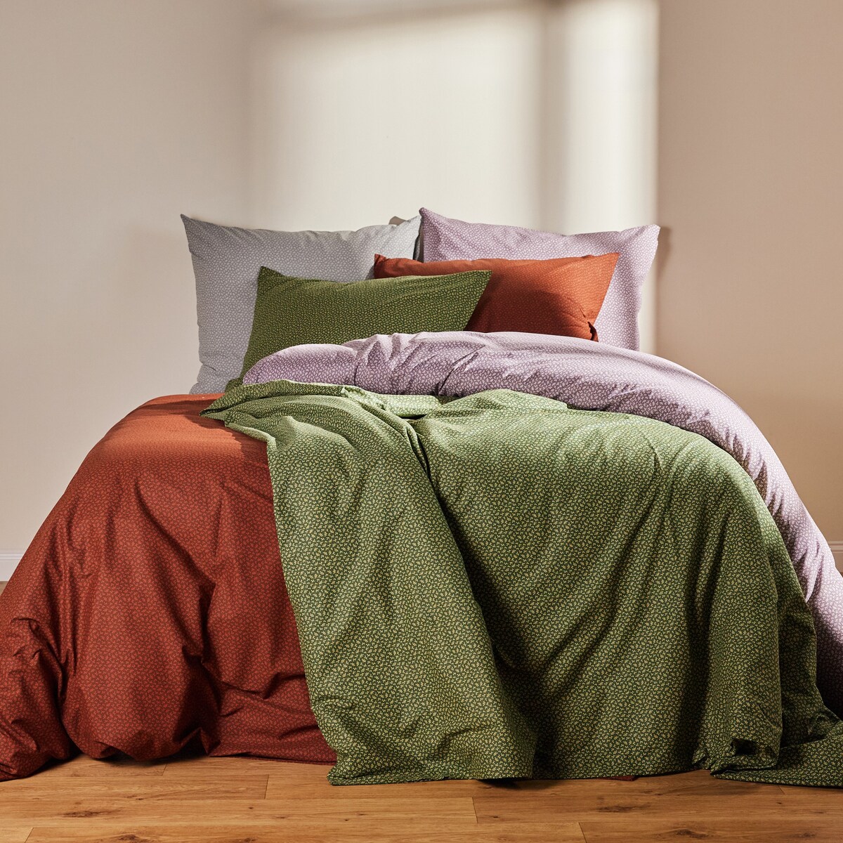 Pościel Bawełniana Ravinese 200x220 cm z motywem kwiatowym