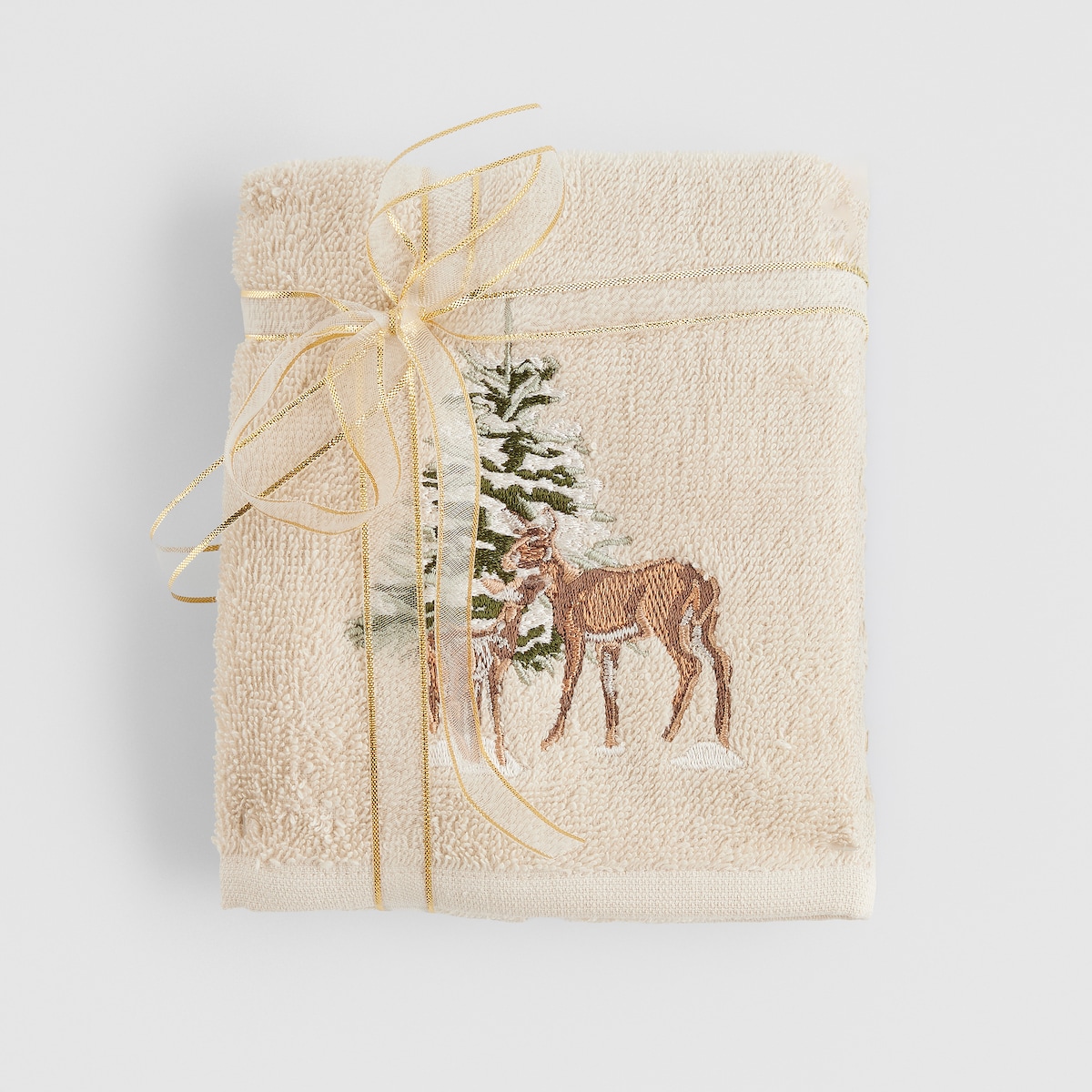 Komplet ręczników dekoracyjnych do twarzy lub rąk 2szt Winterwilde 30x50 cm