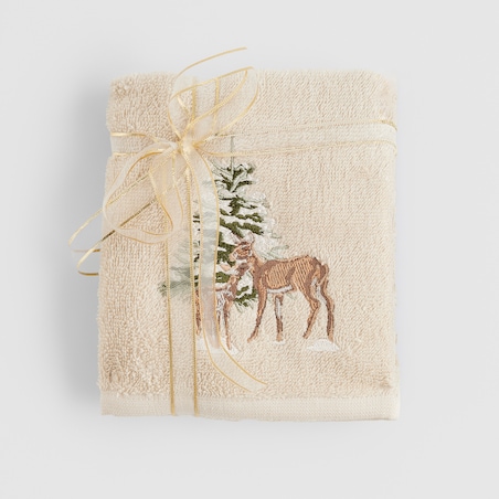 Komplet ręczników dekoracyjnych do twarzy lub rąk 2szt Winterwilde 30x50 cm