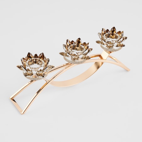 Świecznik potrójny Cristal shine diamond trio