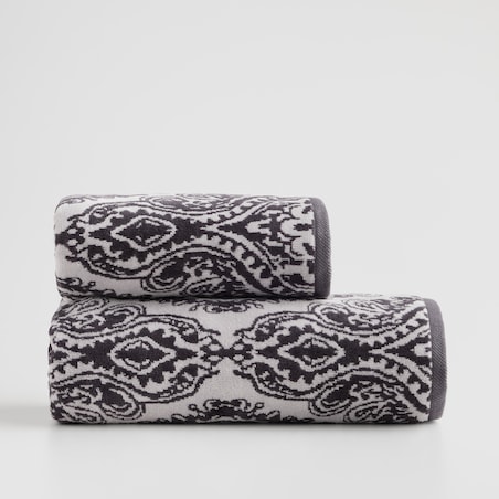 Ręcznik żakardowy Beskar 70x130 cm z motywem arabeski