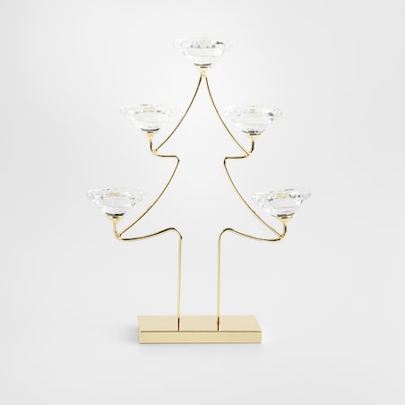 Świecznik Diamonds tree z motywem choinki