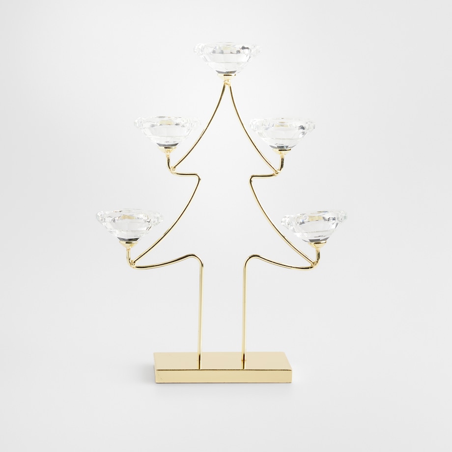 Świecznik Diamonds tree z motywem choinki