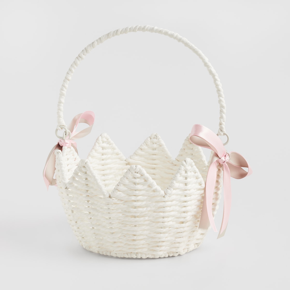 Koszyk z rączką Shella 22x22 cm z motywem skorupki