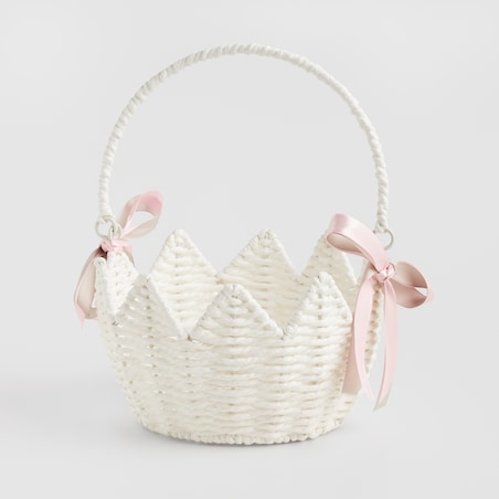 Koszyk z rączką Shella 22x22 cm z motywem skorupki