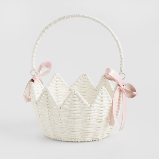 Koszyk z rączką Shella 22x22 cm z motywem skorupki
