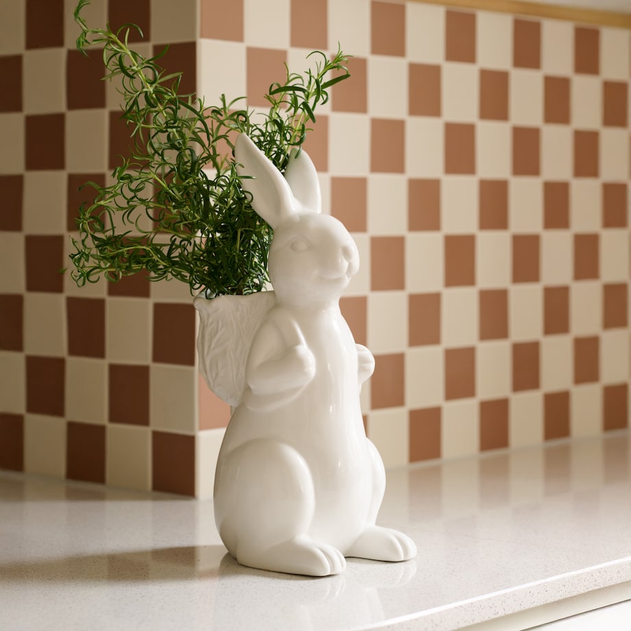 Wazon Kabsi z motywem królika