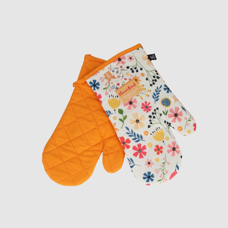 Komplet Rękawic Kuchennych Flower bomb 19x30 cm