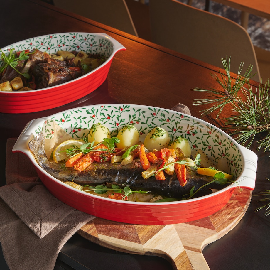 Naczynie Do Zapiekania Viscum z motywem roślinnym