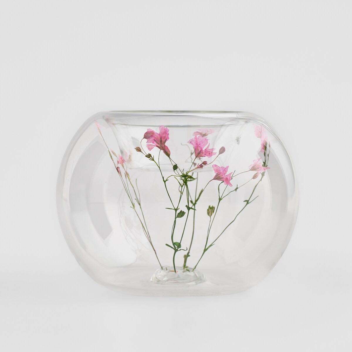 Świecznik Florissa z motywem kwiatowym