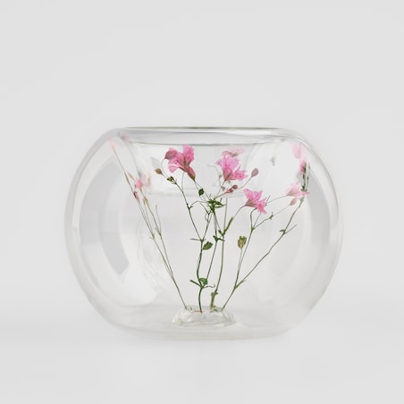 Świecznik Florissa z motywem kwiatowym