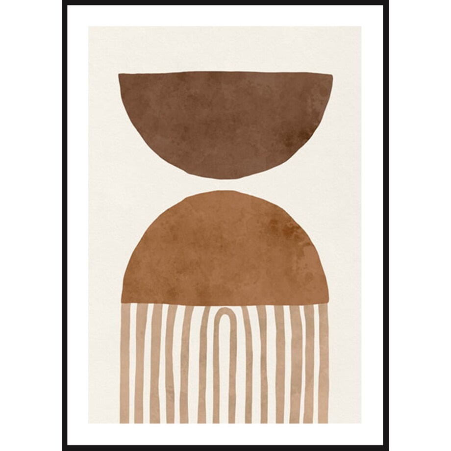 Poster Story, Plakat, Obraz - Brązowy Łuk No2, wymiary 50 x 70 cm