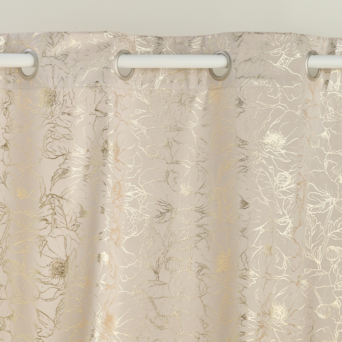 Zasłona z nadrukiem Casinosis 140x250 cm z motywem kwiatowym