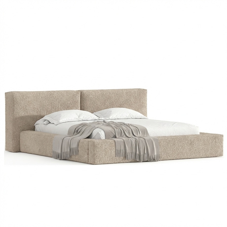 Łóżko Tapicerowane Noble 120X200 Stelaż Pojemnik Na Pościel Loop 03