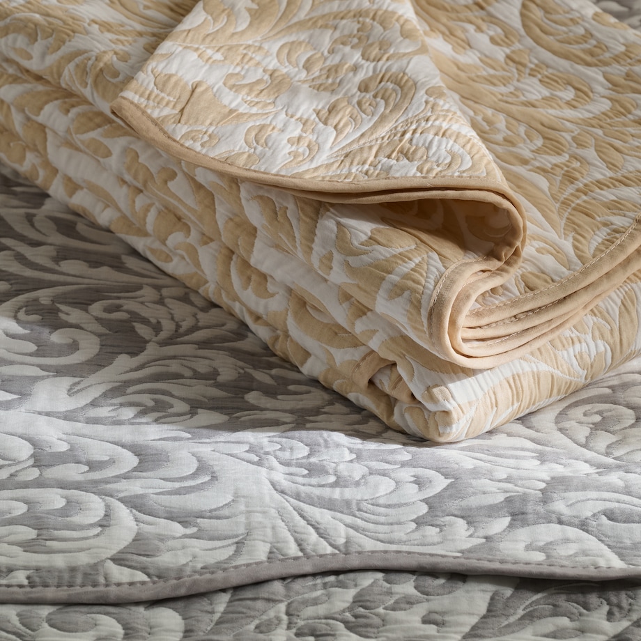 Narzuta Z Bawełną Sulani 200x220 cm z motywem arabeski