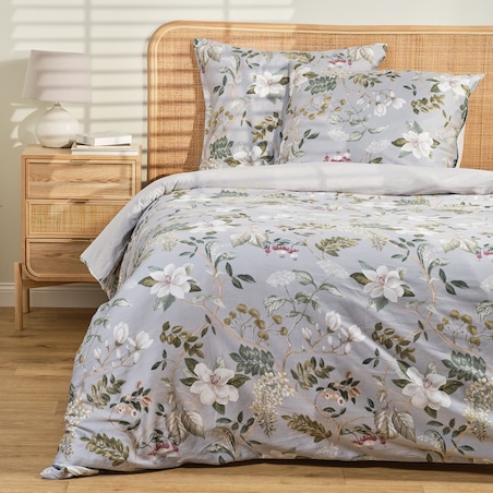 Pościel z bawełny satynowej Rebeccas 200x220 cm z motywem kwiatowym