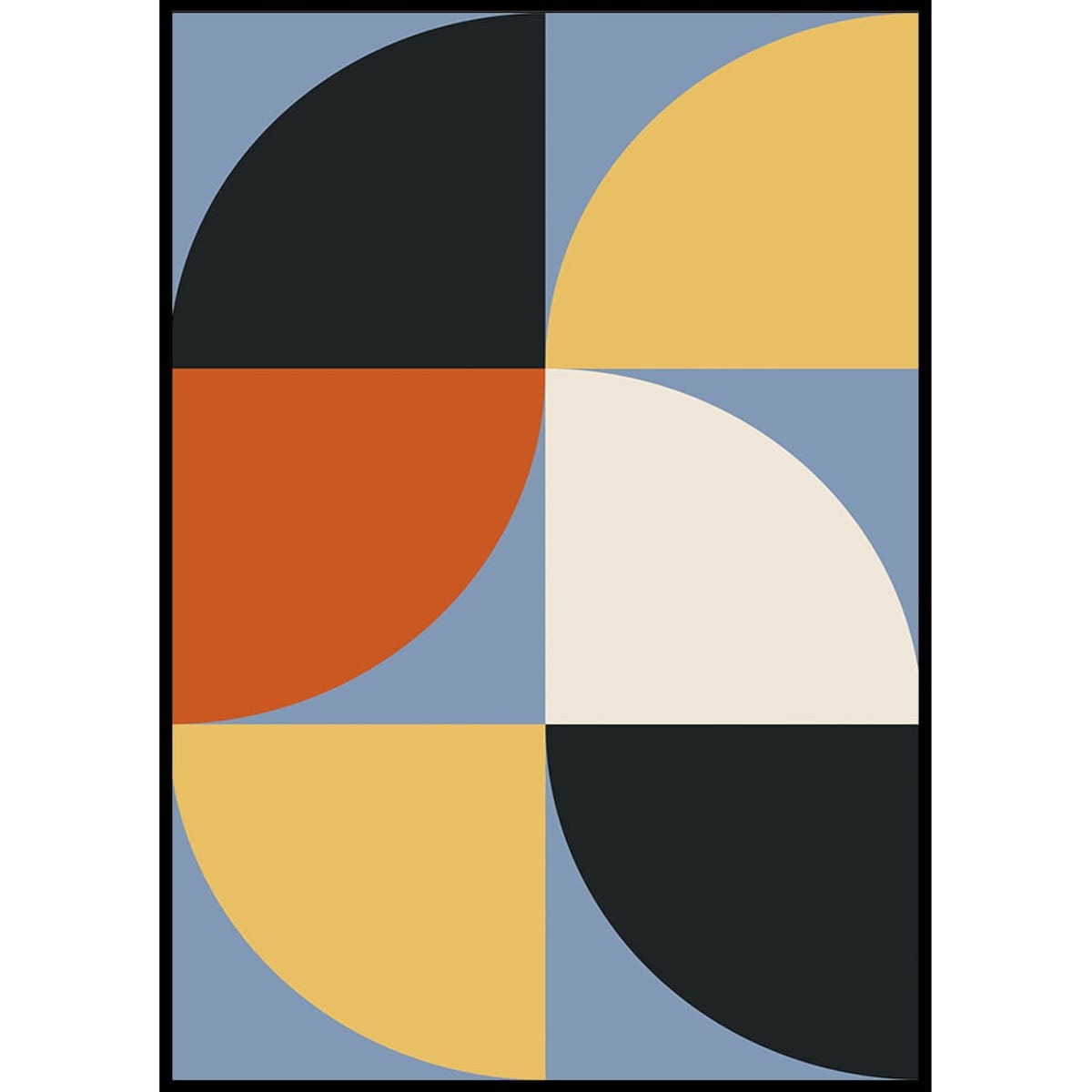 plakat geometric graphic 2 21x30 cm