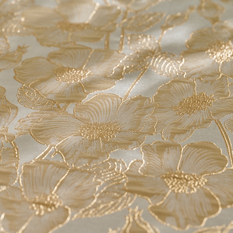 Obrus Żakardowy Makowka 130x180 cm z motywem kwiatowym