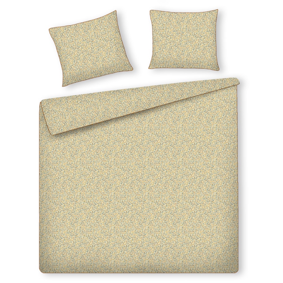 Pościel z bawełny satynowej Crisenta 200x220 cm z motywem kwiatowym