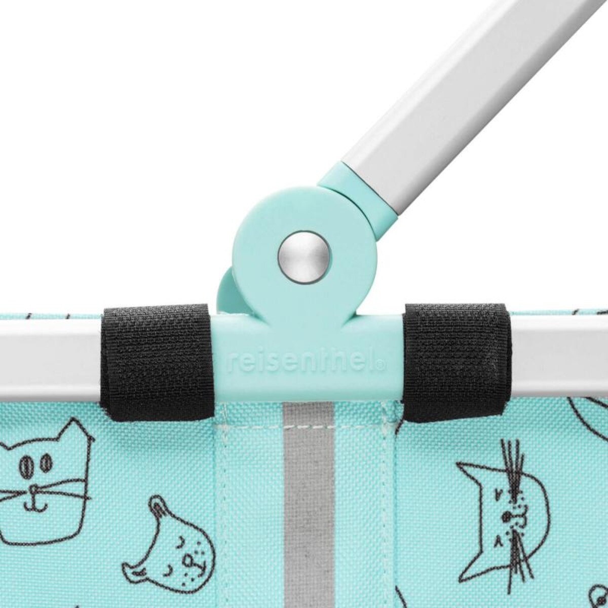 Koszyk carrybag XS kids cats and dogs mint, poliester, 5 l