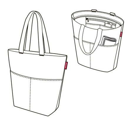 Torba cityshopper 2 dots - poliester, 25 l