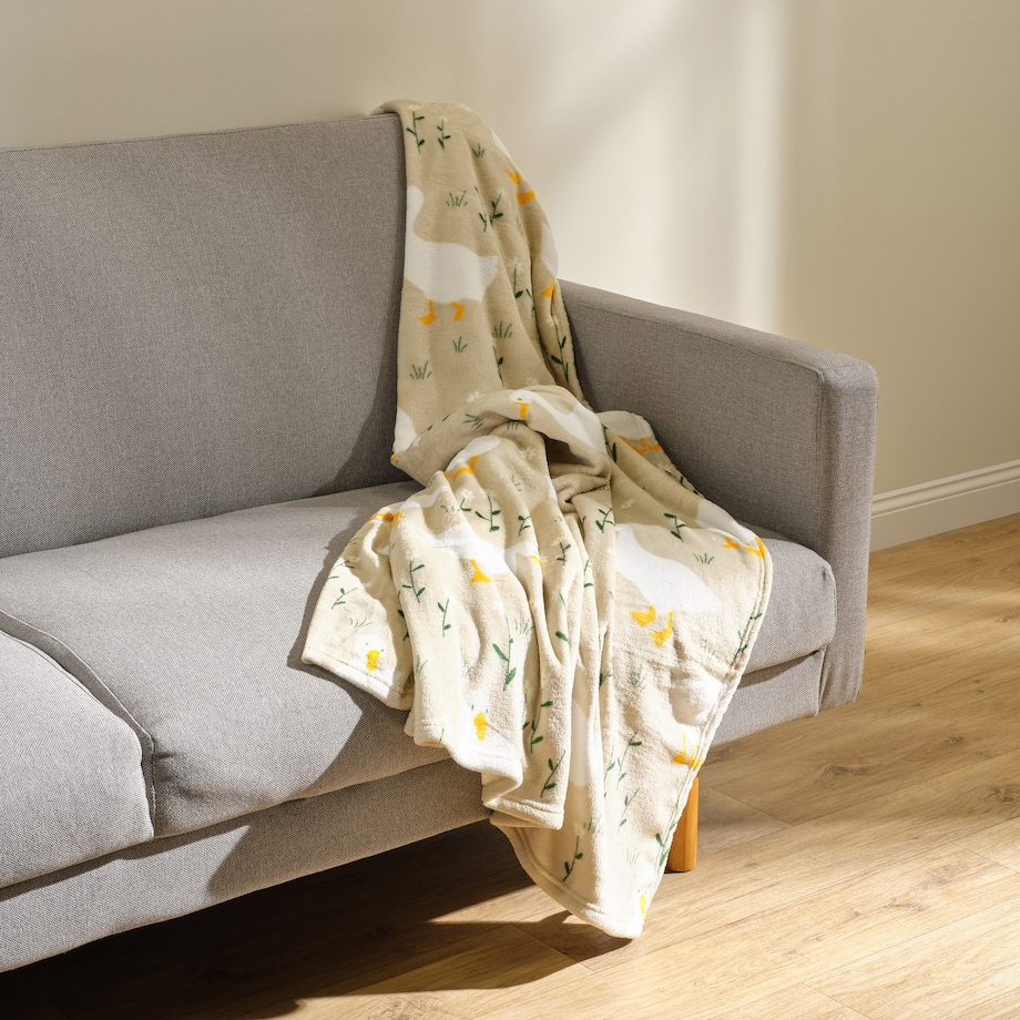 Drukowany koc Village 150x200 cm