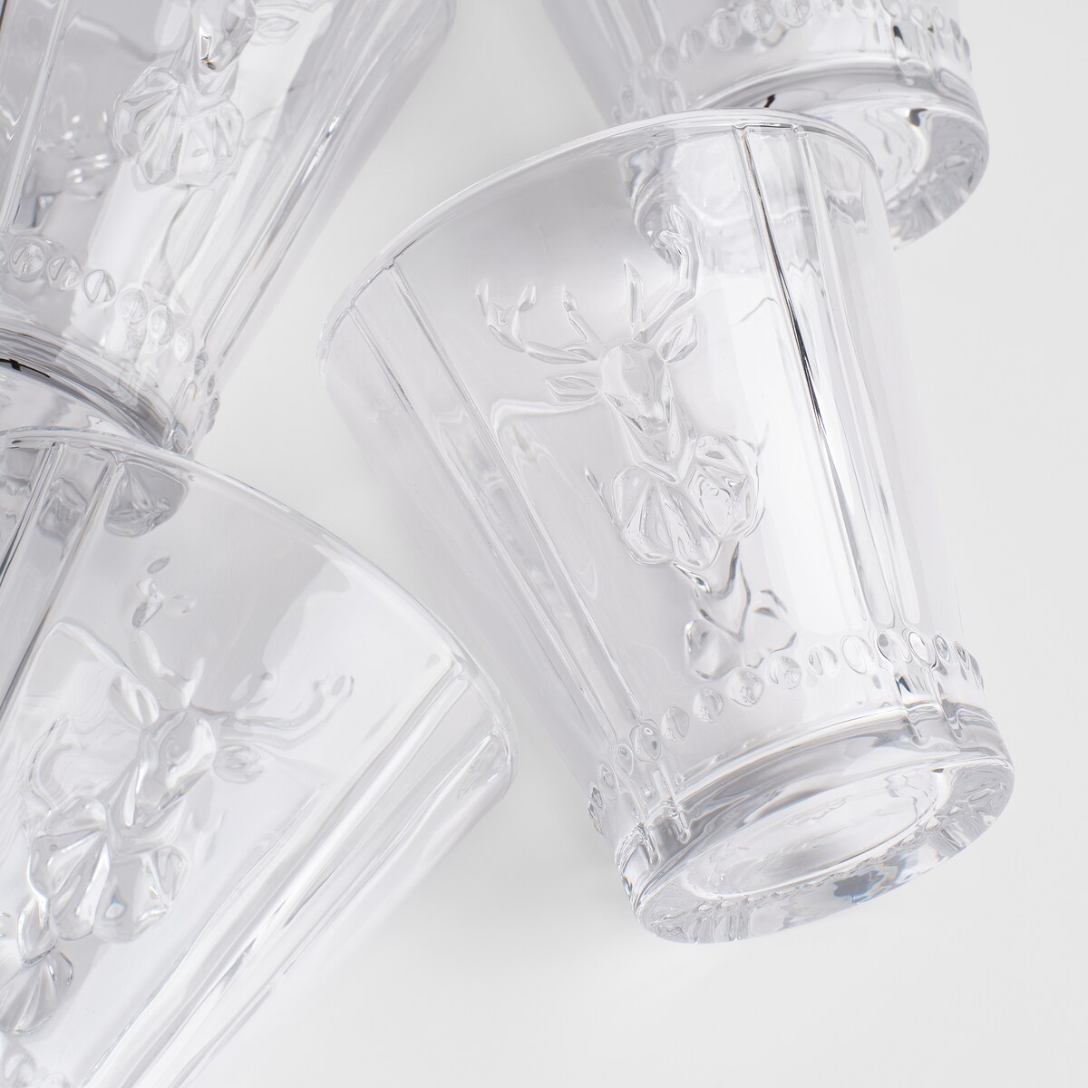 Komplet Szklanek Dreri z motywem renifera