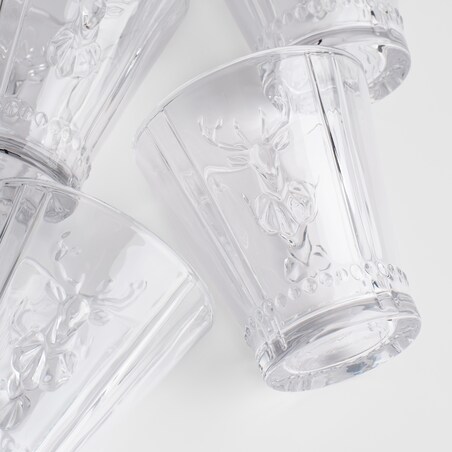 Komplet Szklanek Dreri z motywem renifera