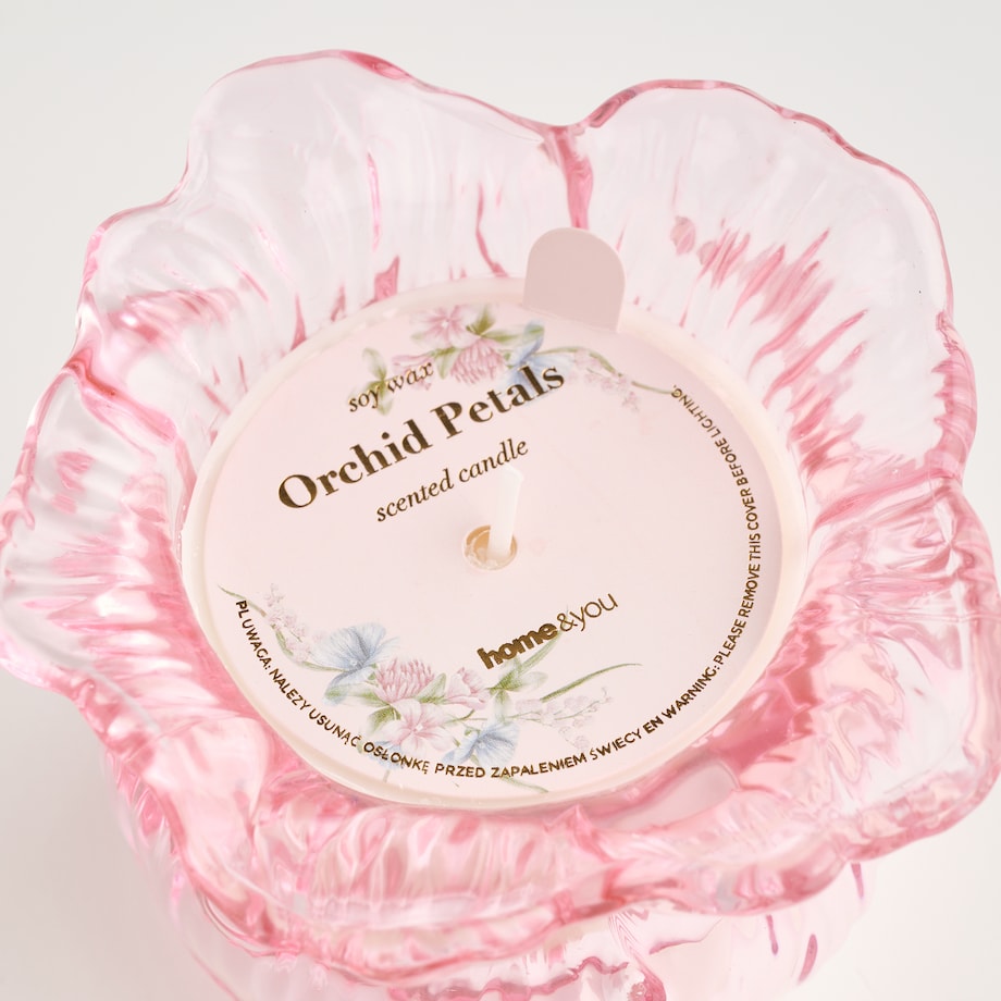 Świeca Zapachowa Kiros flower z motywem kwiatowym