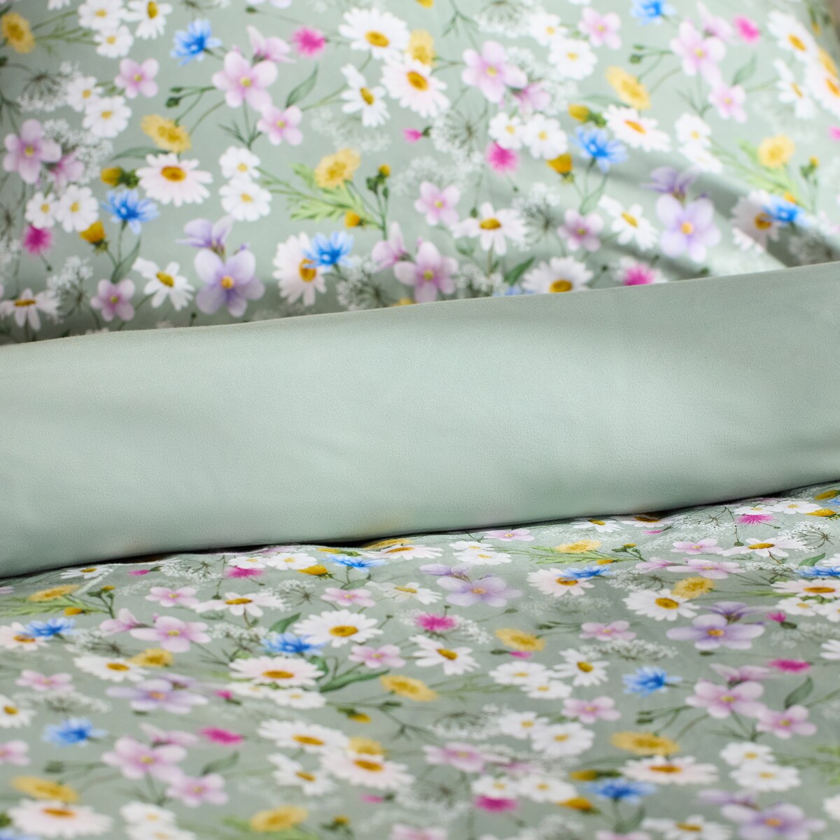 Pościel z bawełny satynowej Melow 160x200 cm z motywem kwiatowym