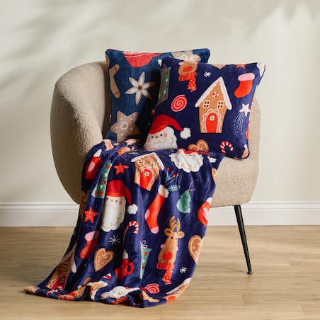 Poszewka Flanelowa Festive table 40x40 cm
