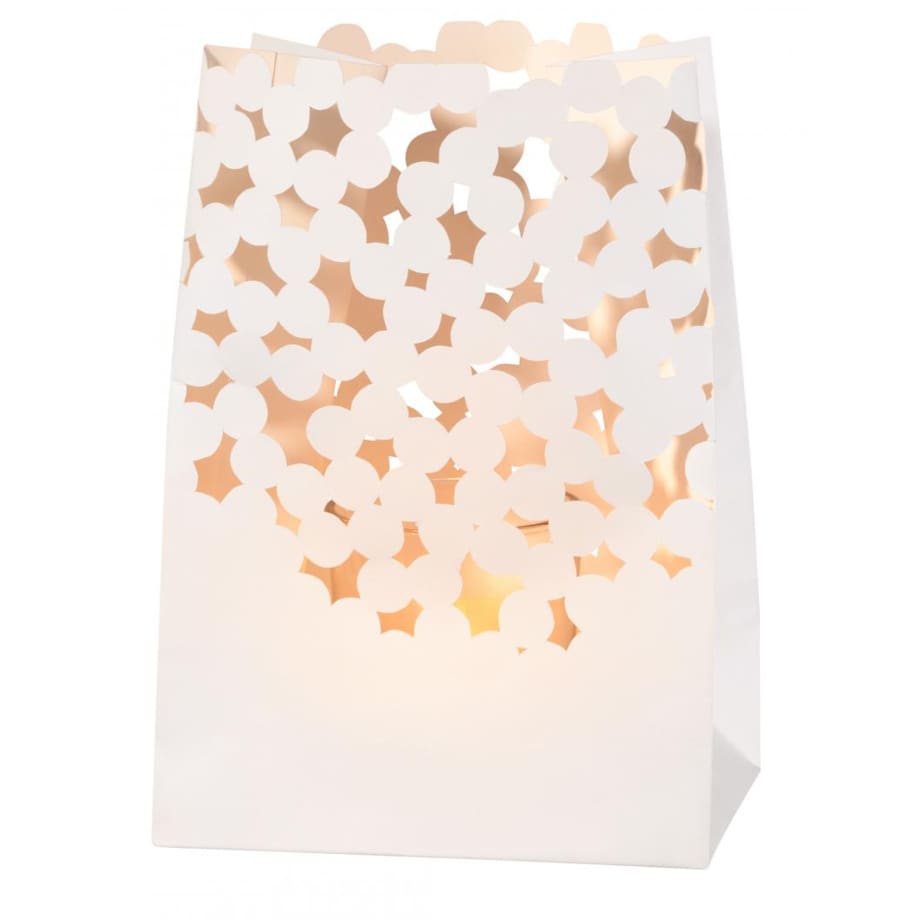 Zestaw 2 papierowych lampionów Flowers & Dots, Raeder