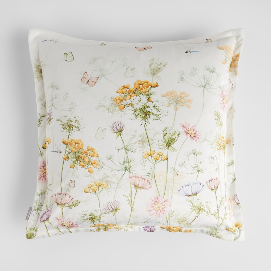 Poszewka z nadrukiem Koperino 45x45 cm z motywem kwiatowym