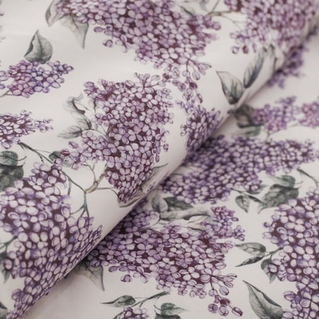 Komplet pościeli z mikrofibry Lilas 200x220 cm z 2 poszewkami 70x80