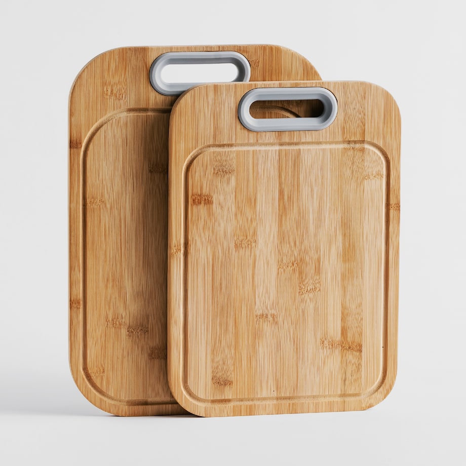Komplet Desek Do Krojenia z drewna bambusowego Duox
