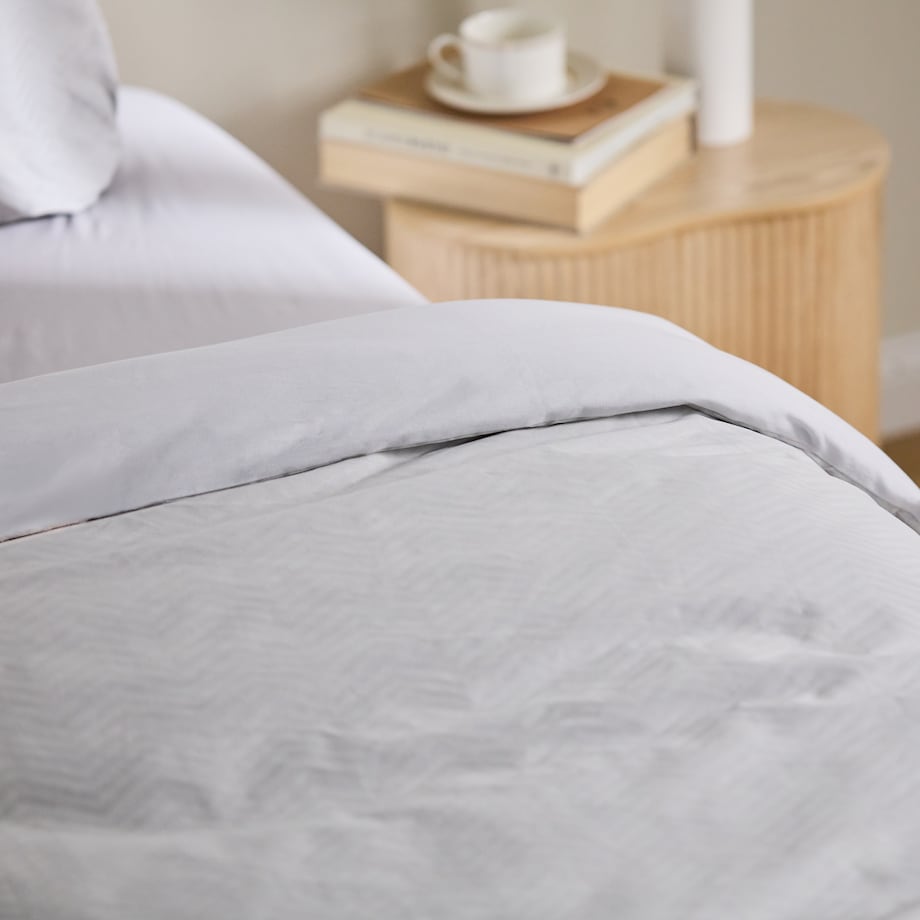 Pościel z bawełny satynowej Samjon 200x220 cm z motywem geometrycznym