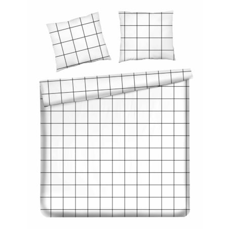 Pościel Bawełniana Gratal 200x220 cm w kratę