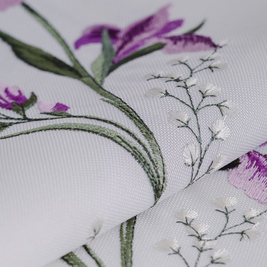 Bieżnik Luya 35x174 cm z motywem kwiatowym