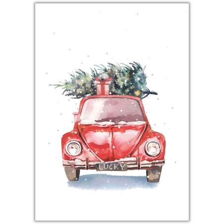 plakat jadą święta 30x40 cm