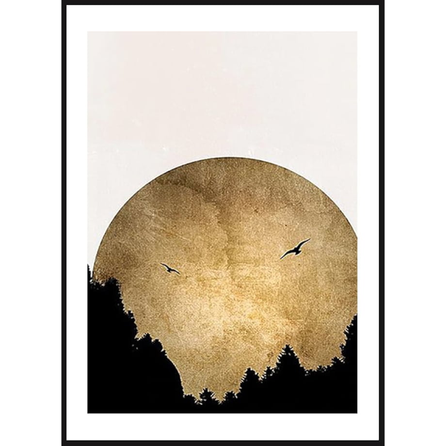 Poster Story, Plakat, Obraz - Złoty Zachód Słońca