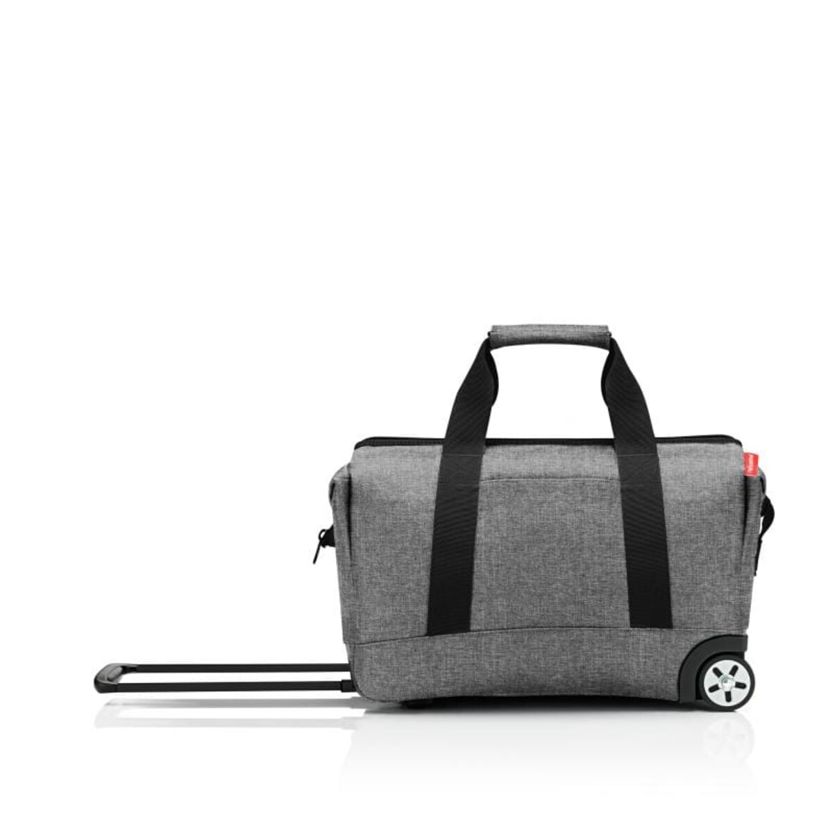 Torba na kółkach allrounder trolley twist silver, poliester, 30l