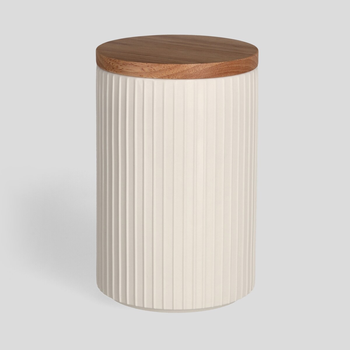 Ceramiczny pojemnik z bambusową pokrywką Linioso