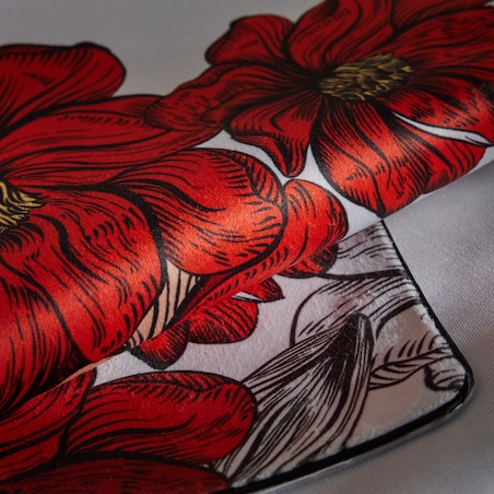 Bieżnik Verilos 35x180 cm z motywem kwiatowym