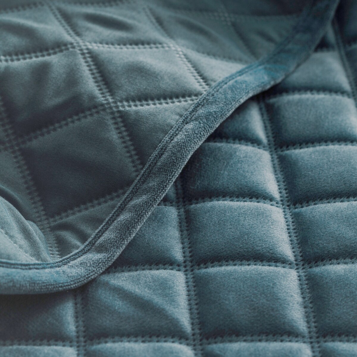 Narzuta Welwetowa w Wytłaczany Geometryczny Wzór Mismi 200x220 cm