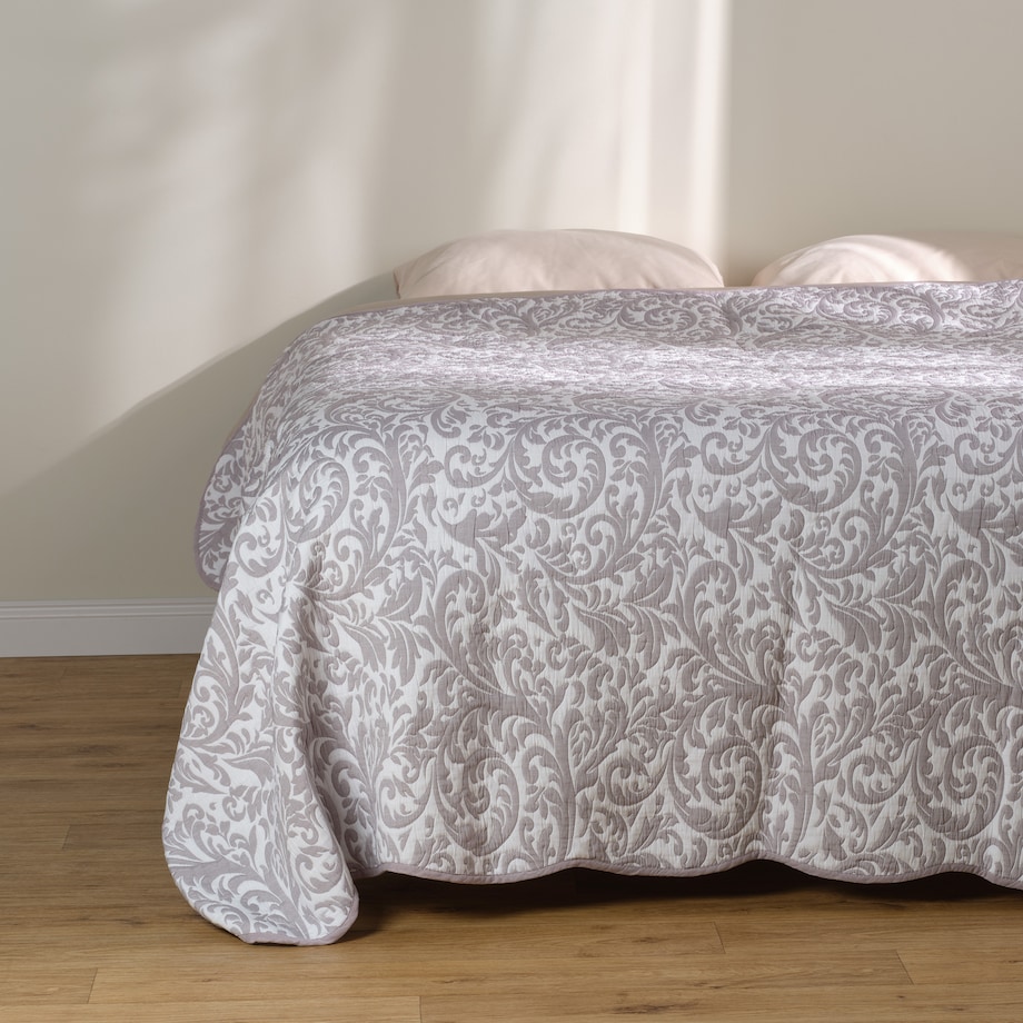 Narzuta Z Bawełną Sulani 200x220 cm z motywem arabeski