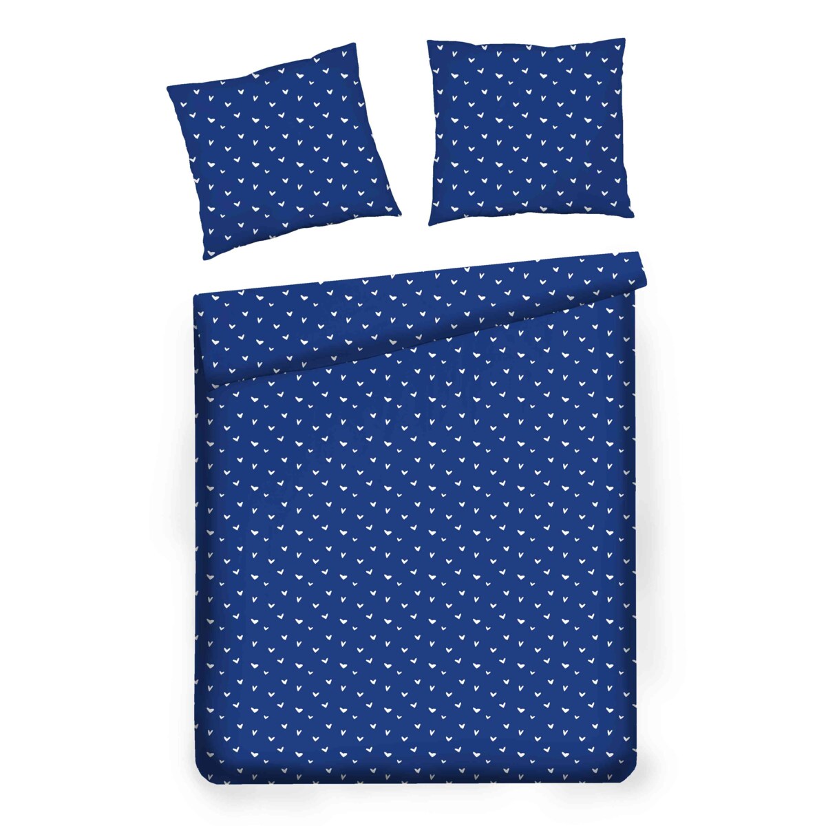 Pościel z bawełny satynowej Mallory 160x200 cm z motywem serc