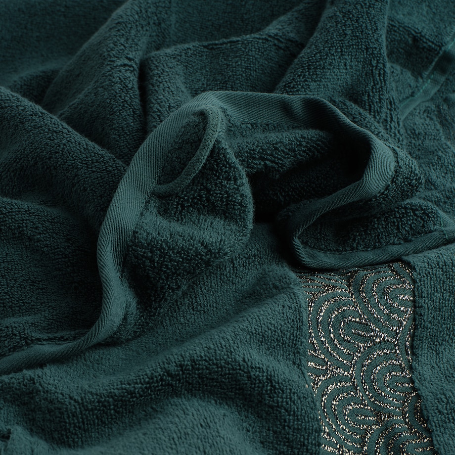 Prezentowy zestaw ręczników dekoracyjnych Rapello 2* 70x130 cm z motywem geometrycznym