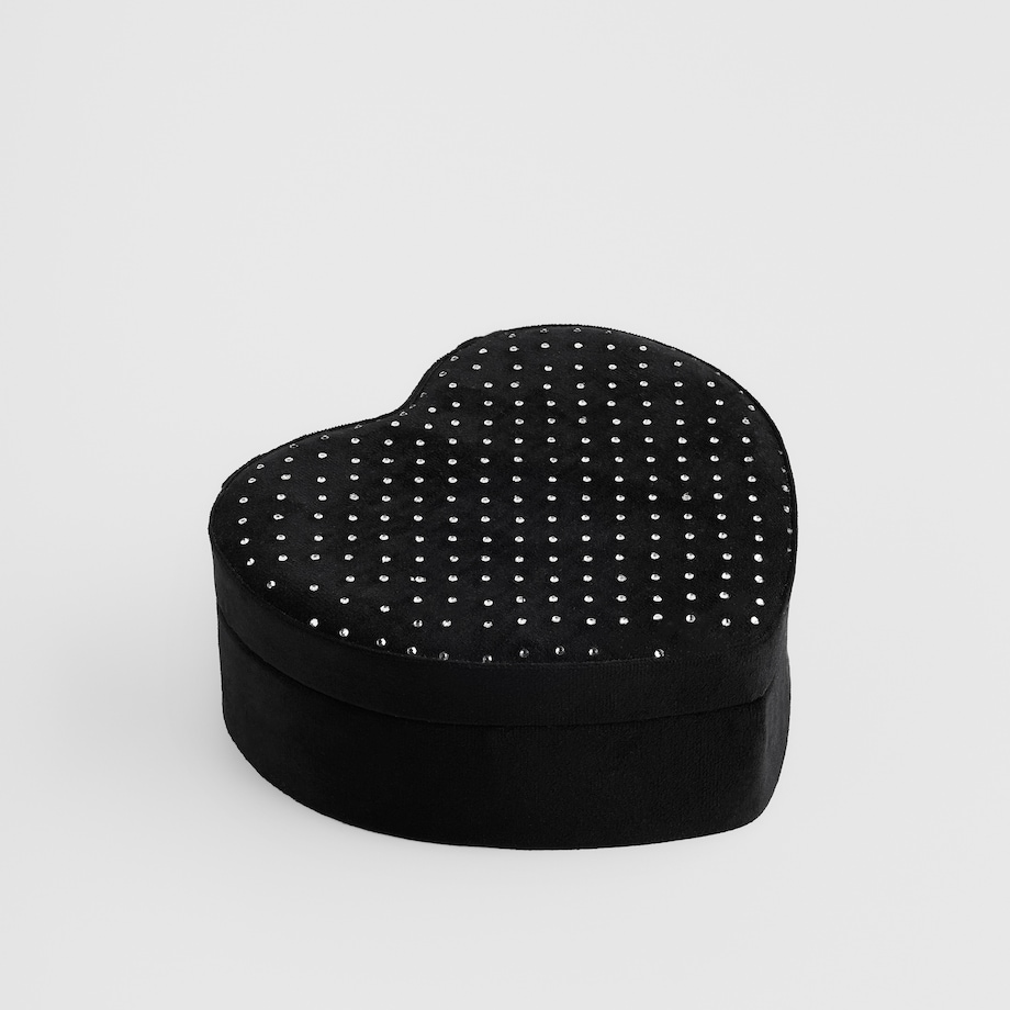 Szkatułka Na Biżuterię Berin 17x14.5 cm z motywem serca