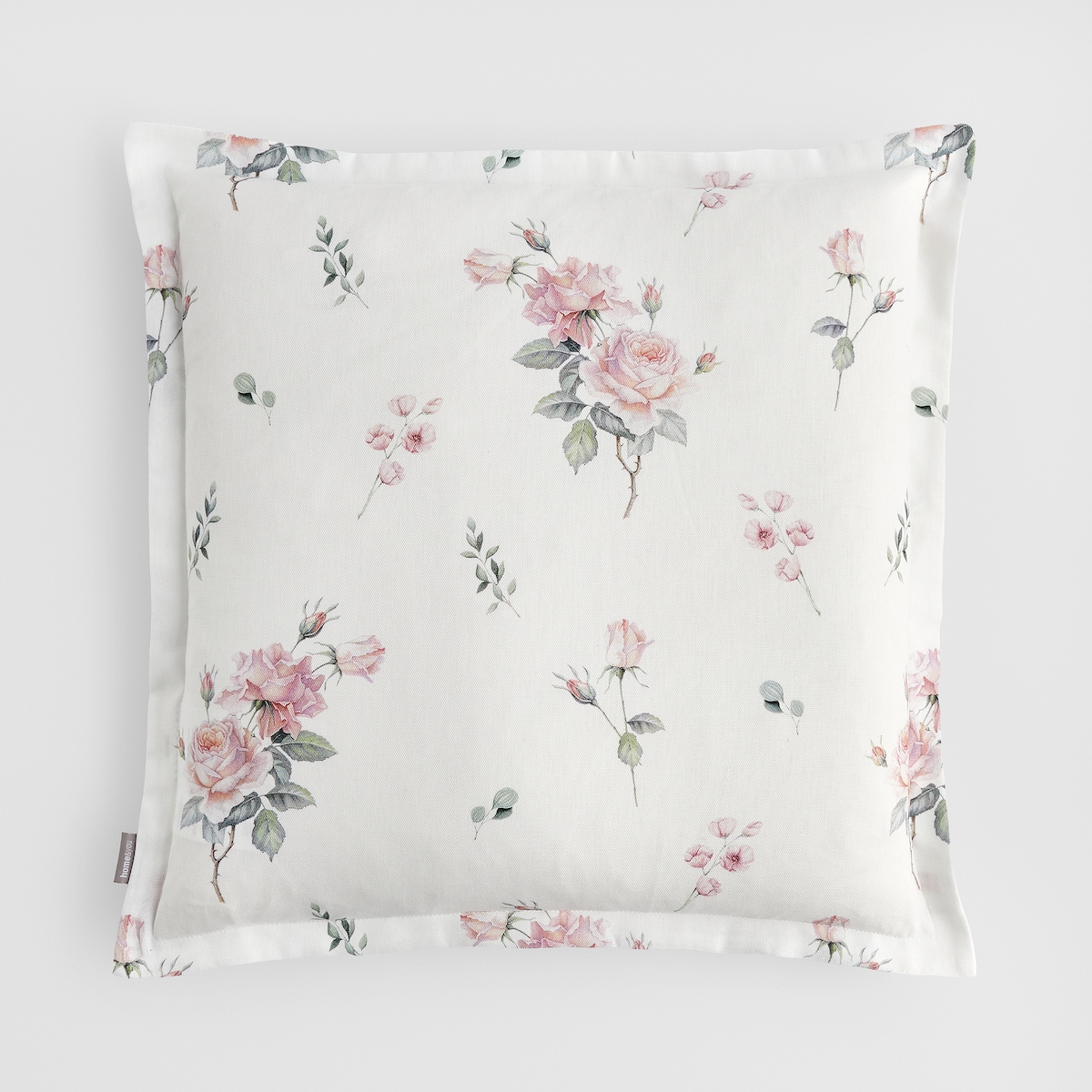 Poszewka z nadrukiem Charyor 45x45 cm z motywem kwiatowym