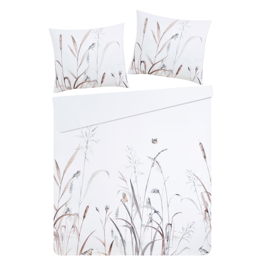 Pościel Z Mikrofibry Osmanta 160x200 cm z motywem roślinnym